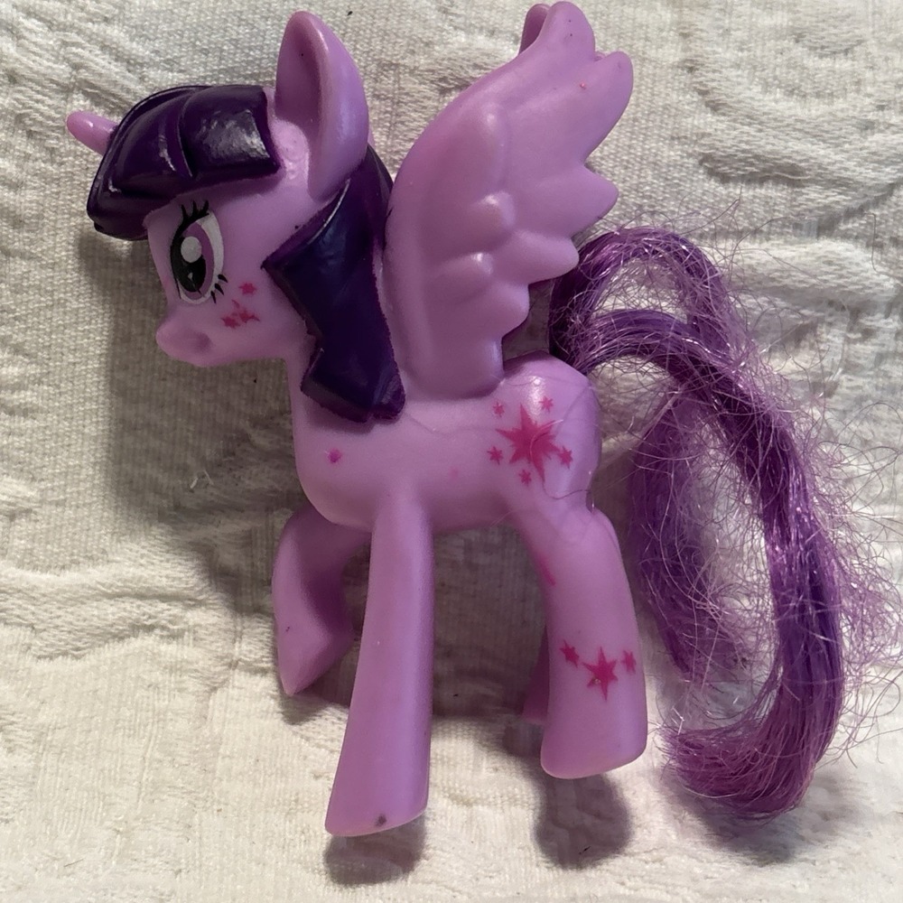 My Little Pony Twilight Sparkle Pink Purple Plastic Figurine Cartoon Theme
